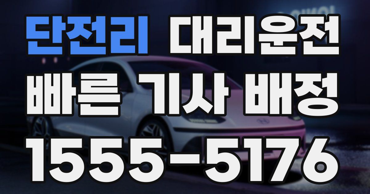 일일대리기사