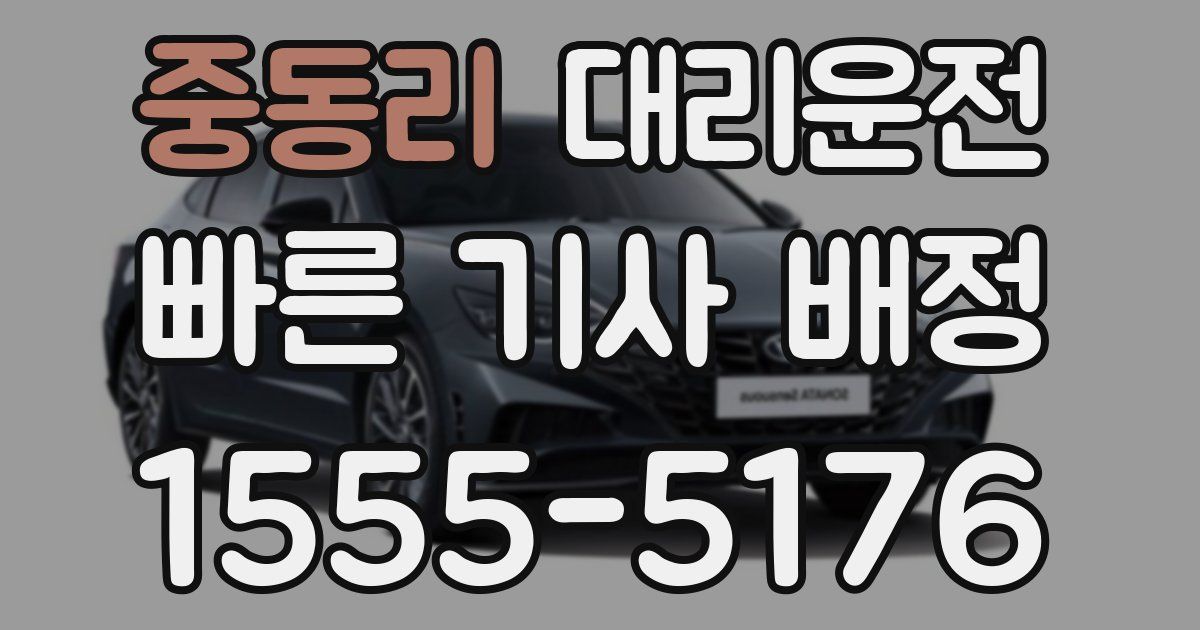 일일대리기사