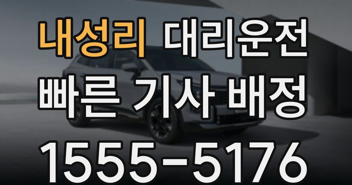 일일대리기사
