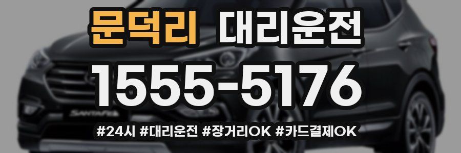 문덕리 대리운전