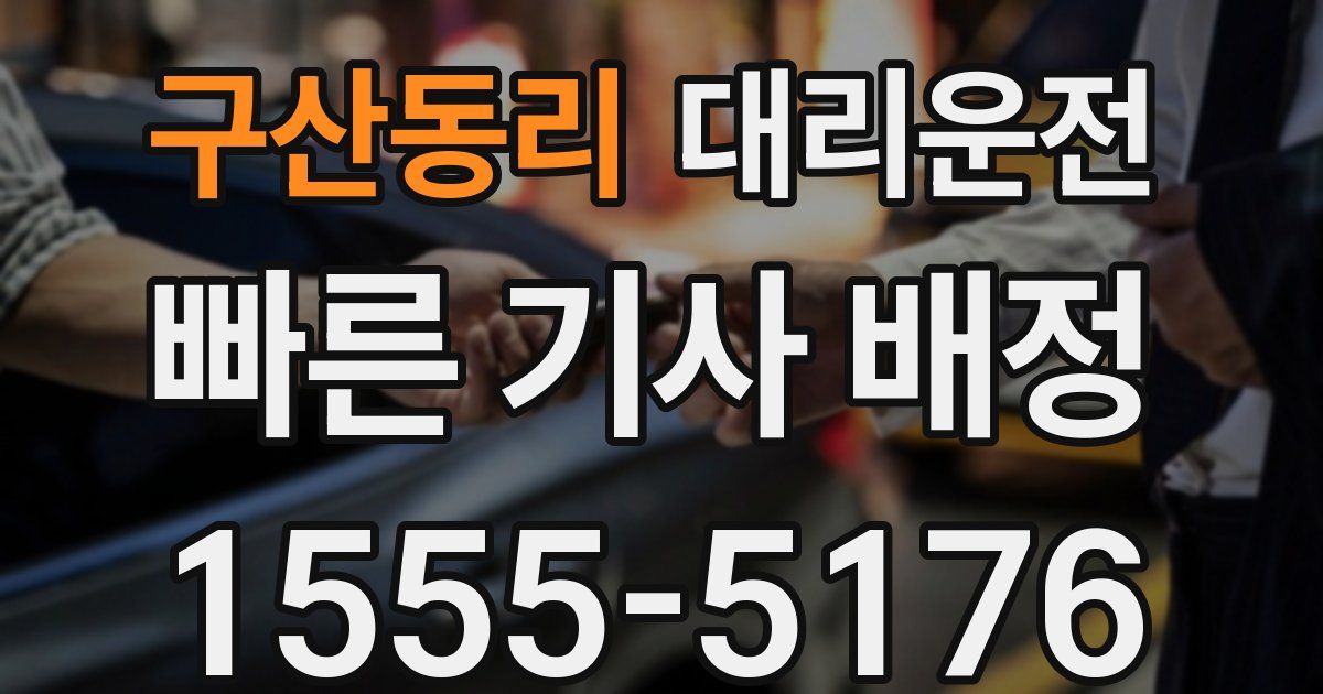 일일대리기사