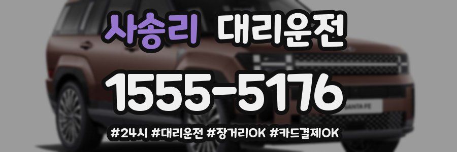 사송리 대리운전