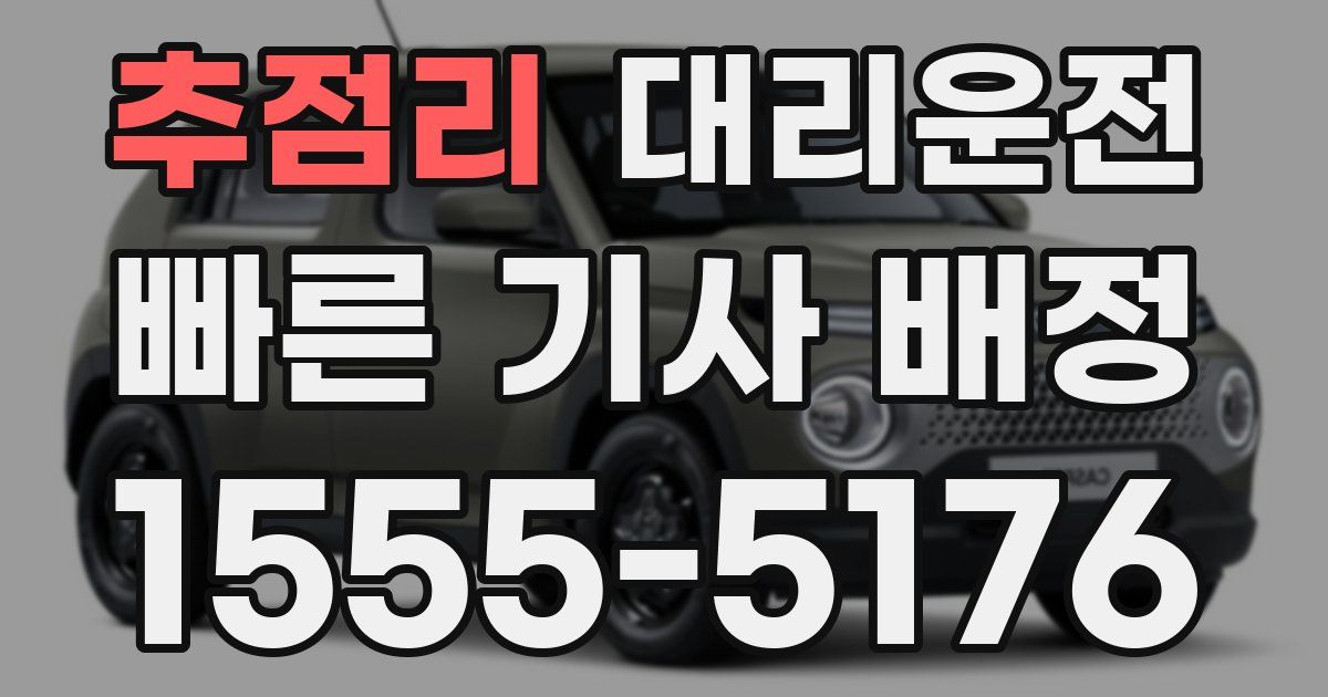 일일대리기사