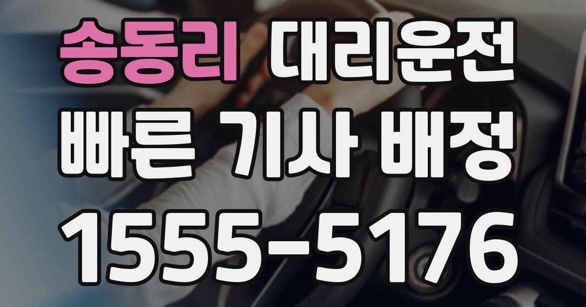 일일대리기사