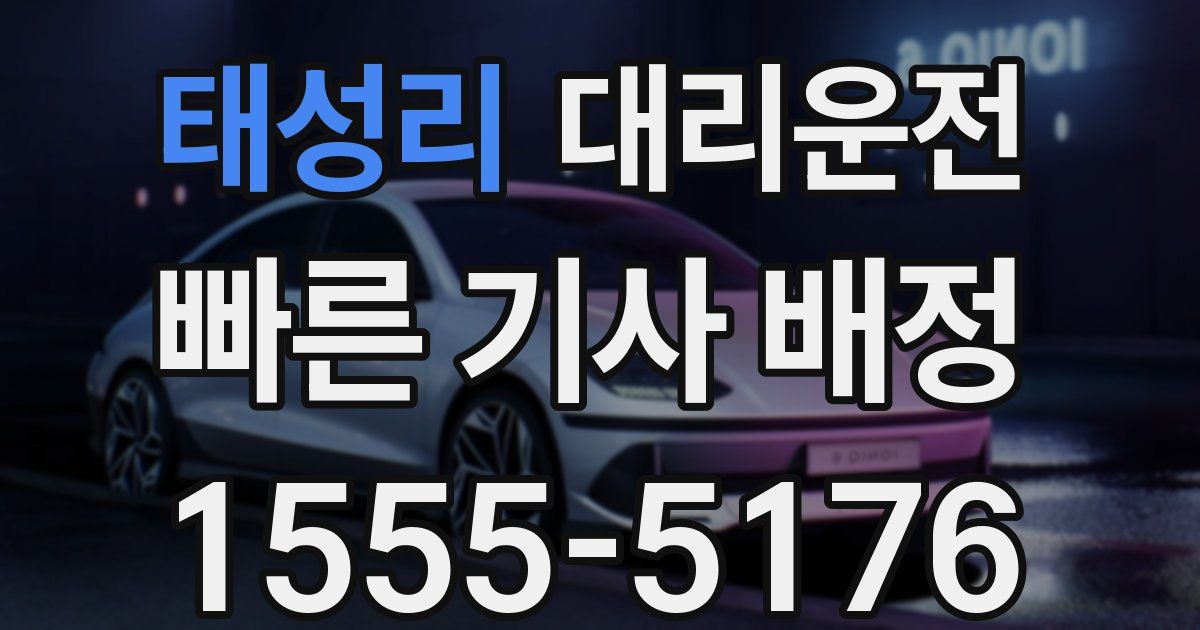 일일대리기사