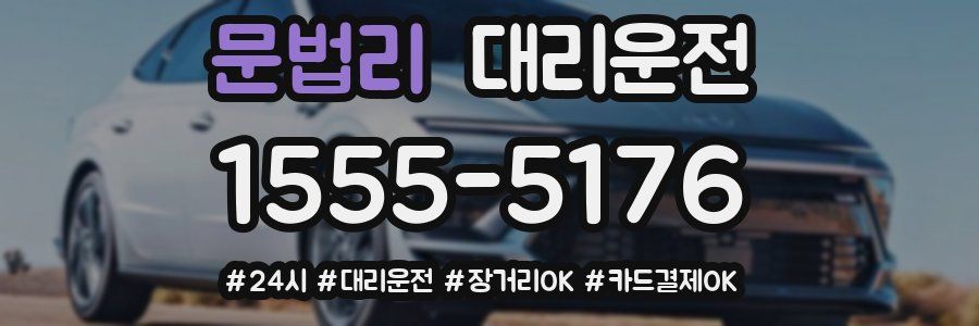 문법리 대리운전