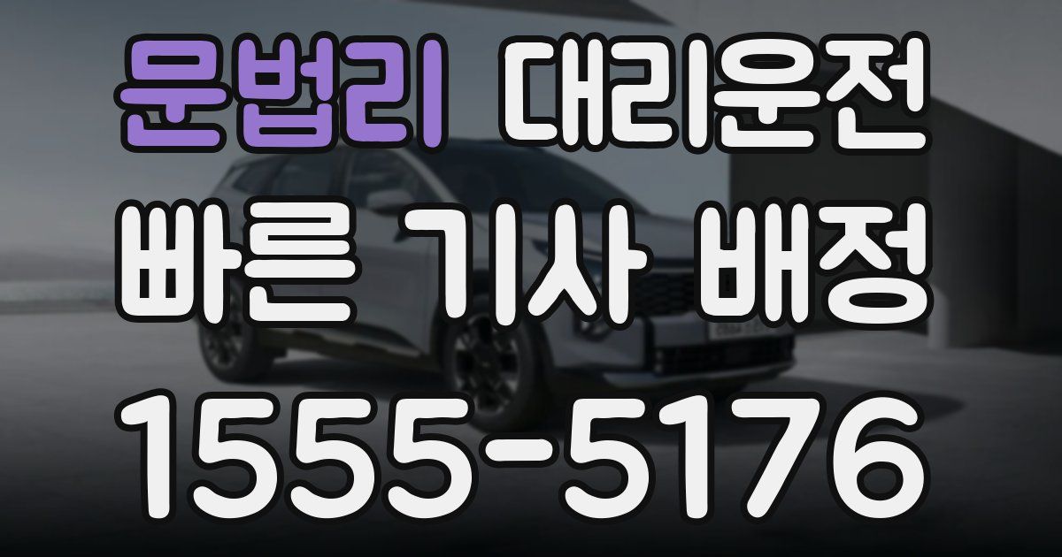 일일대리기사