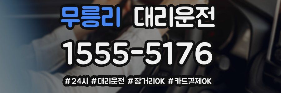 무릉리 대리운전