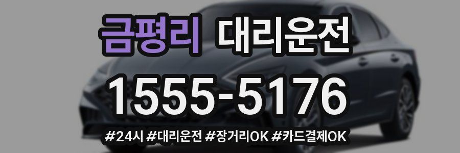 금평리 대리운전