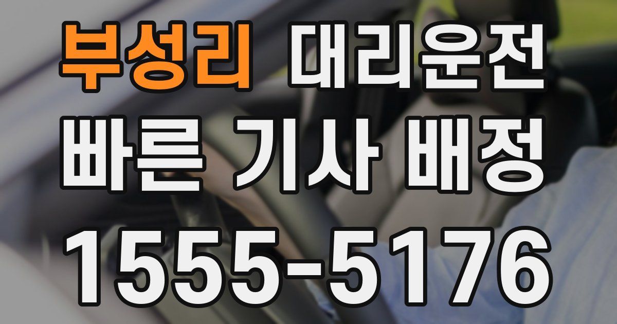 일일대리기사