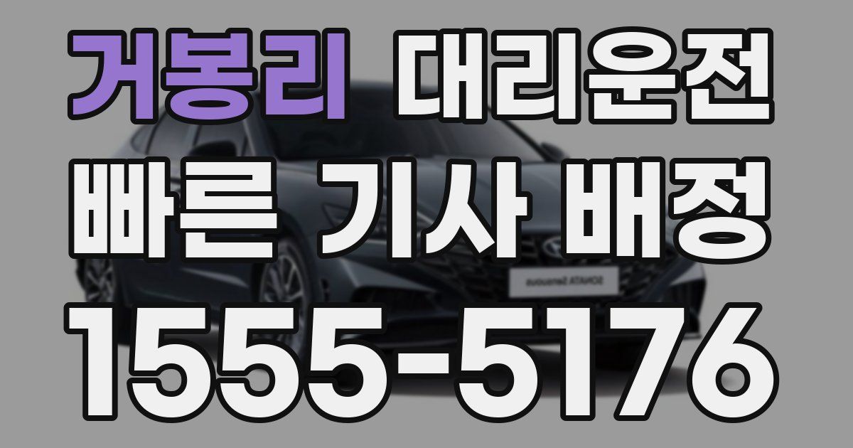 일일대리기사