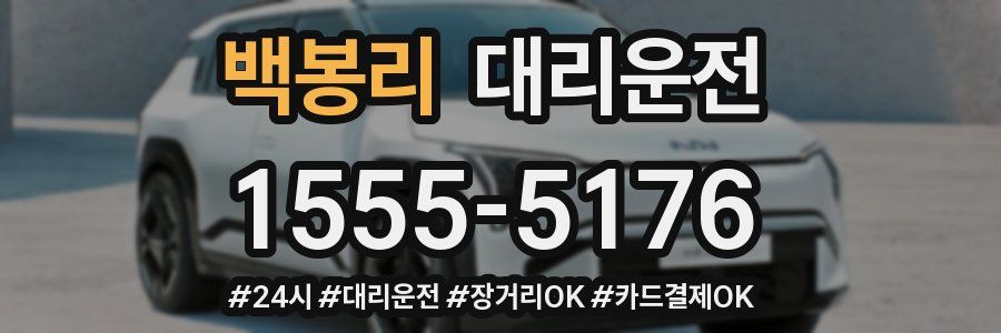 백봉리 대리운전