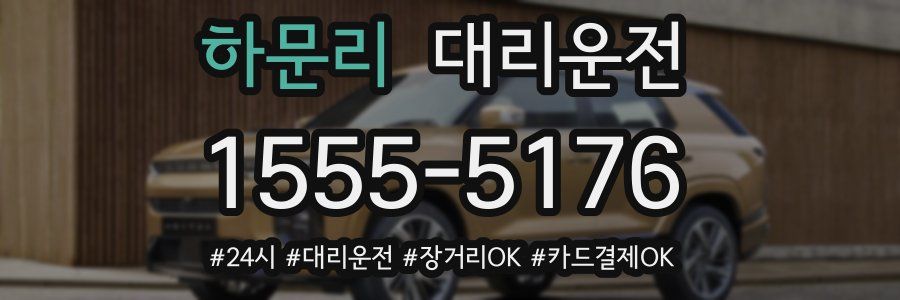 하문리 대리운전