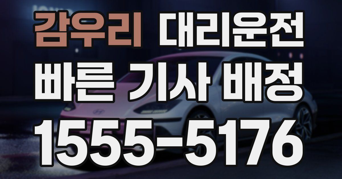 일일대리기사
