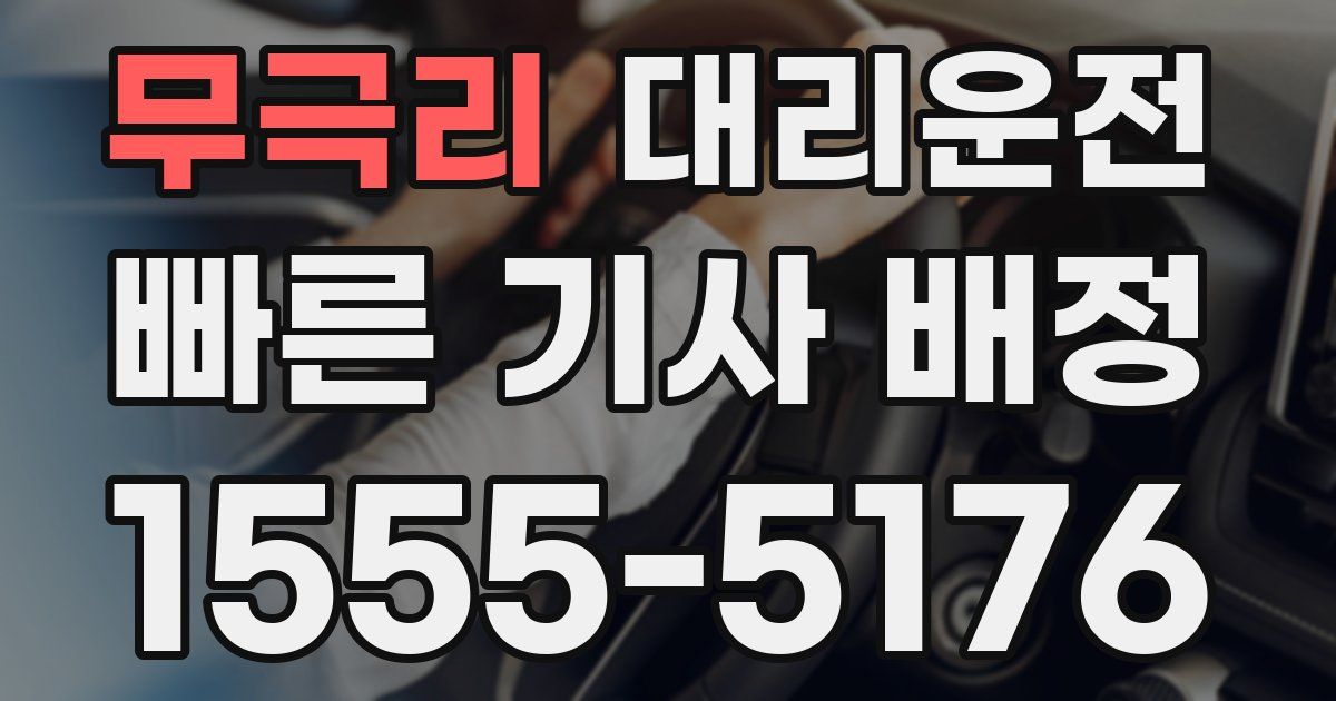 일일대리기사
