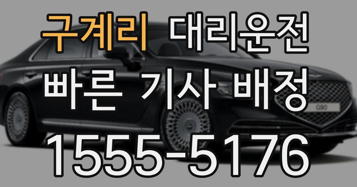 일일대리기사