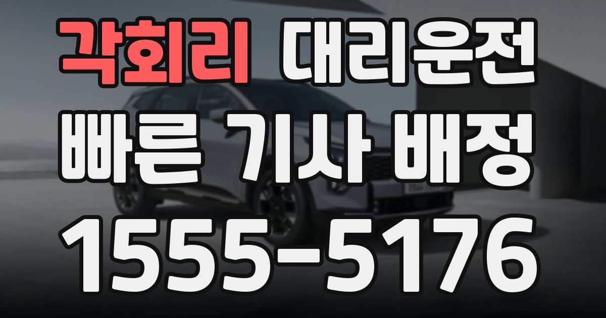 일일대리기사