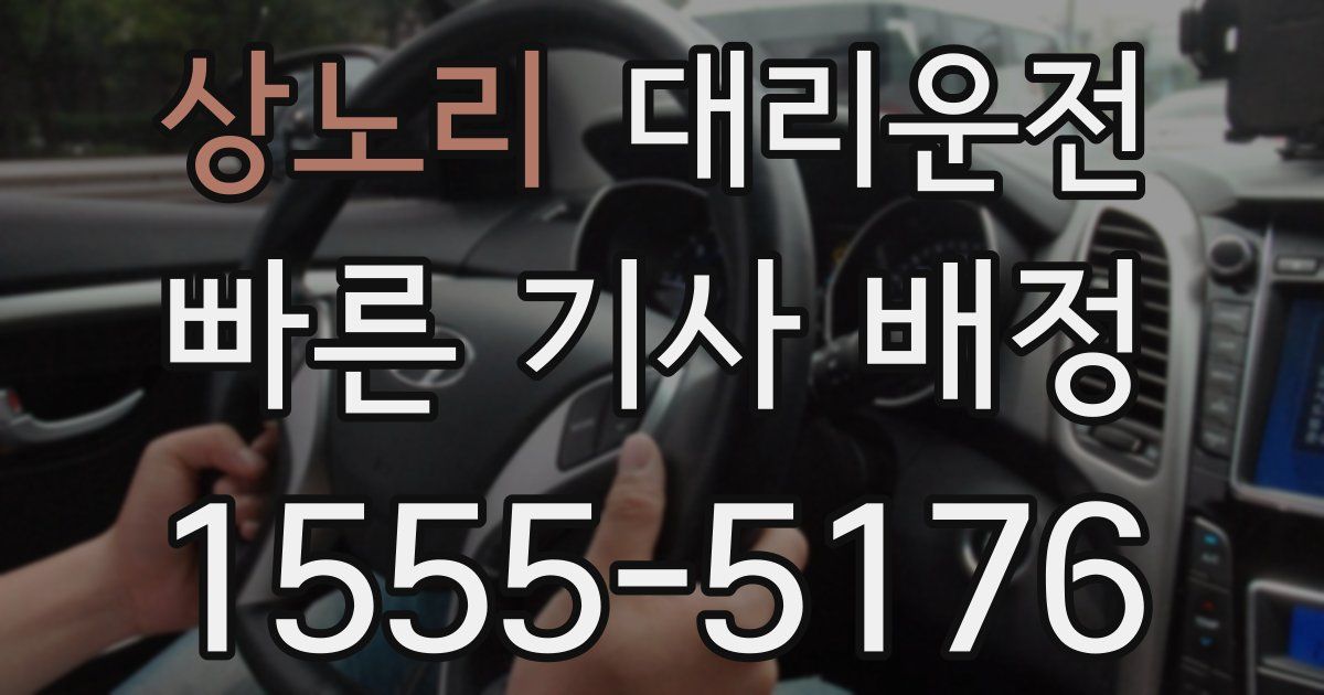 일일대리기사