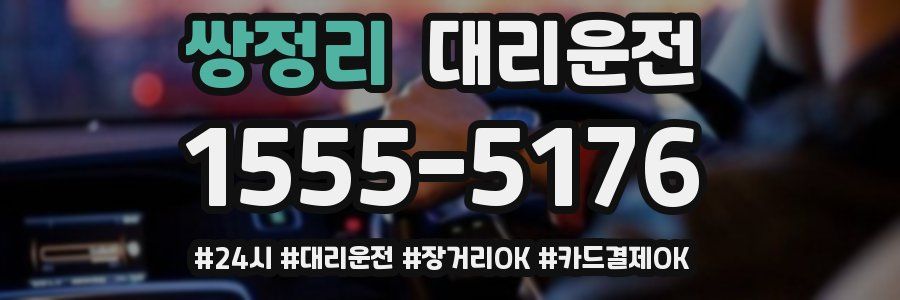 쌍정리 대리운전