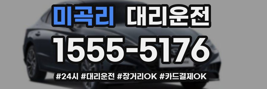 미곡리 대리운전