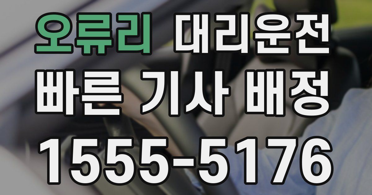 일일대리기사