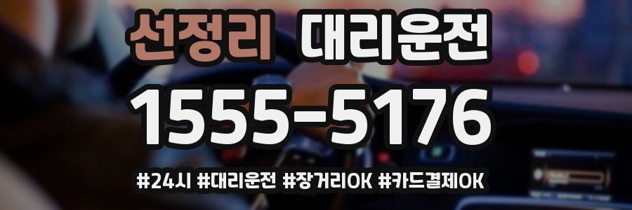 선정리 대리운전