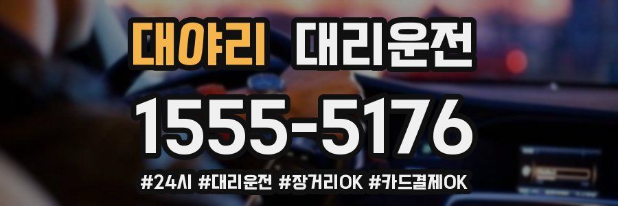 대야리 대리운전