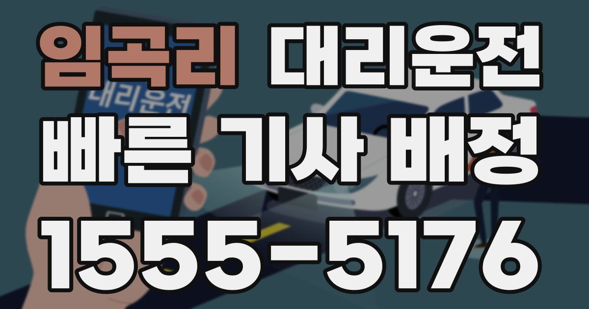 일일대리기사