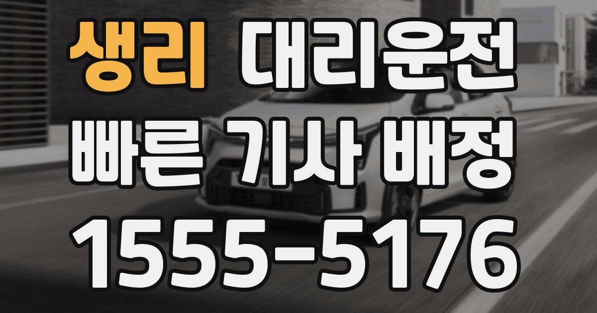 일일대리기사
