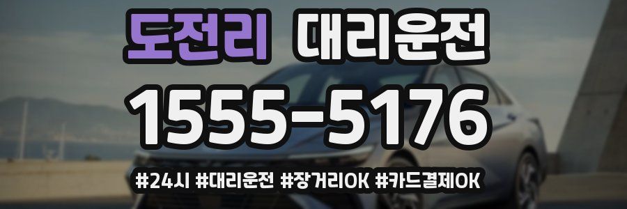 도전리 대리운전