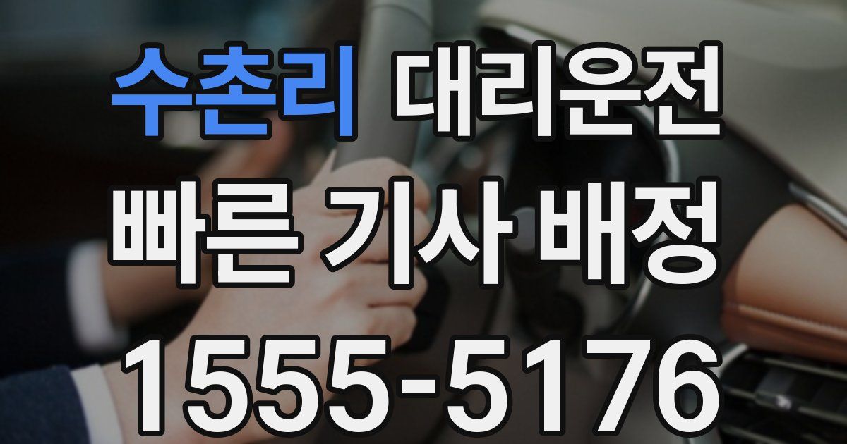 일일대리기사