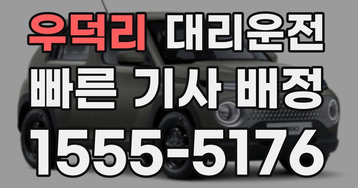 일일대리기사