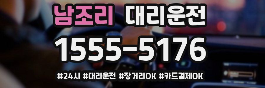 남조리 대리운전