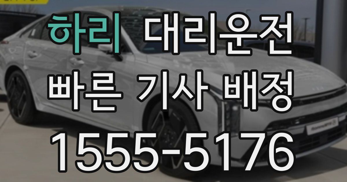 일일대리기사