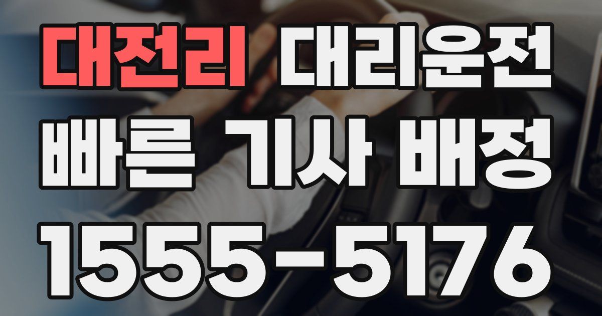 일일대리기사