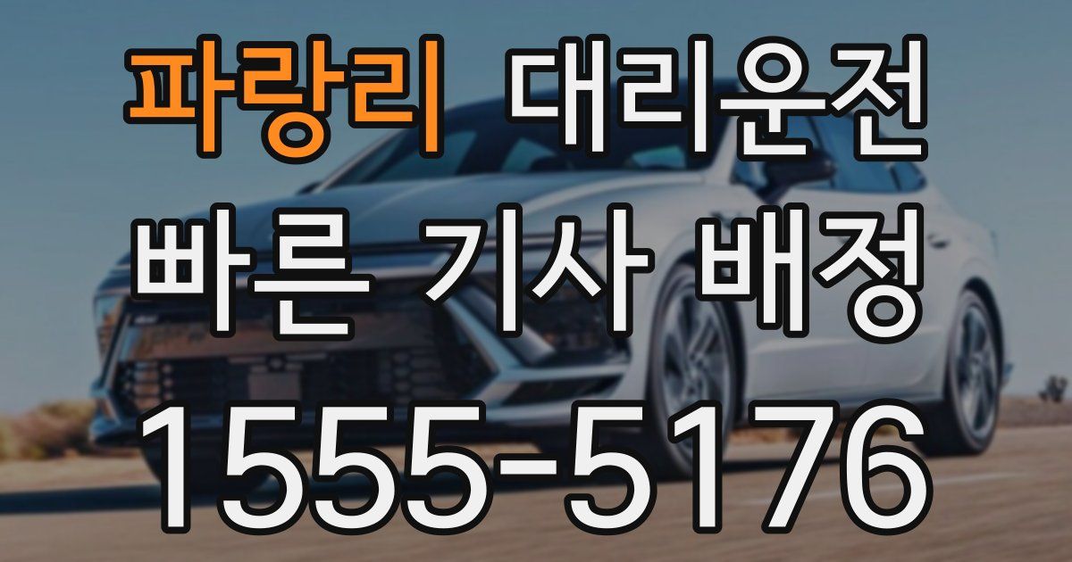 일일대리기사