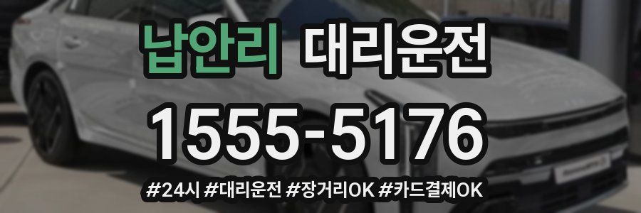 납안리 대리운전