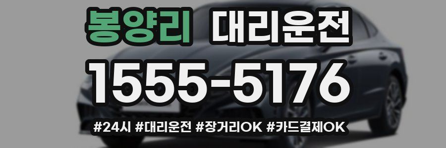 봉양리 대리운전