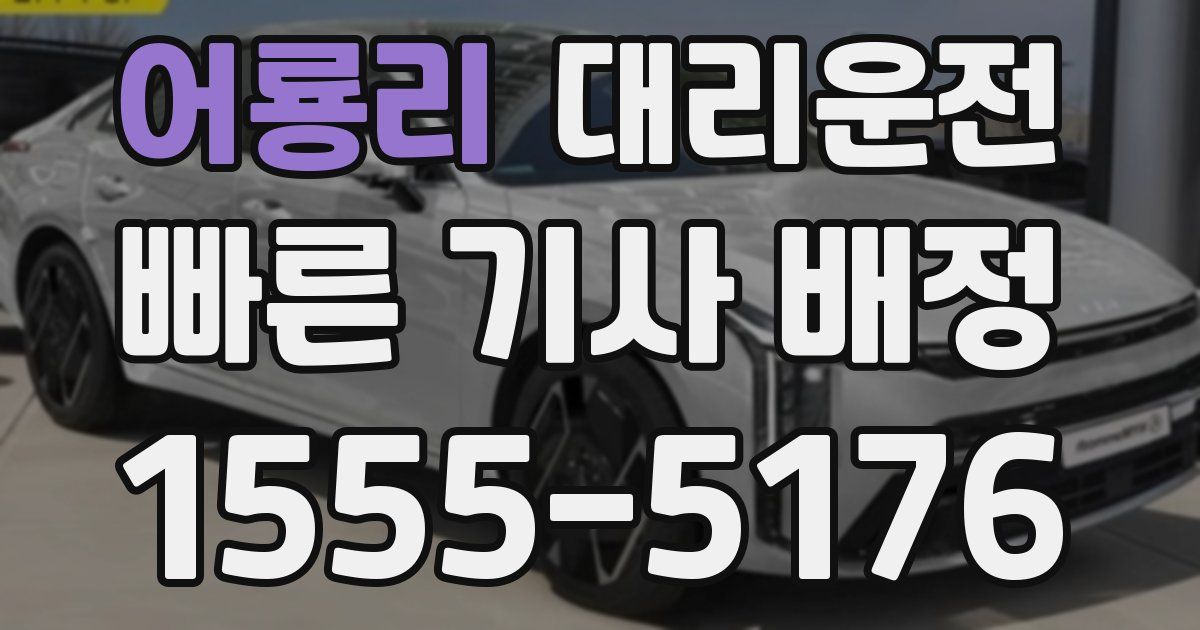 일일대리기사