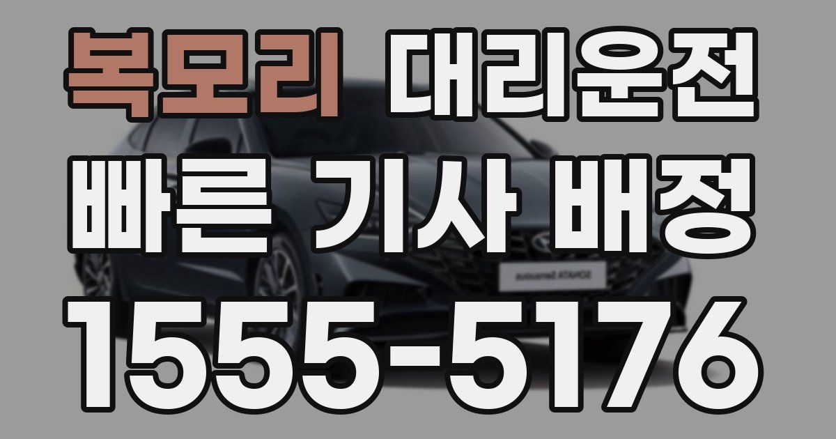 일일대리기사