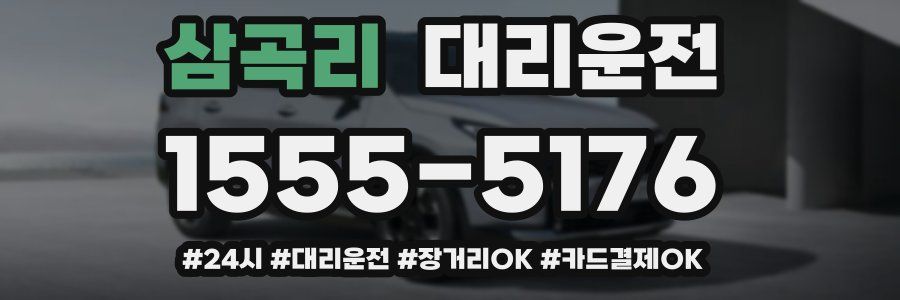 삼곡리 대리운전