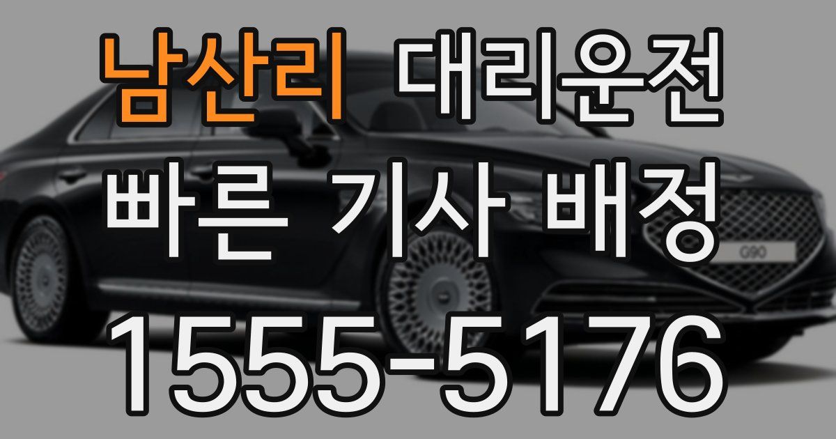 일일대리기사