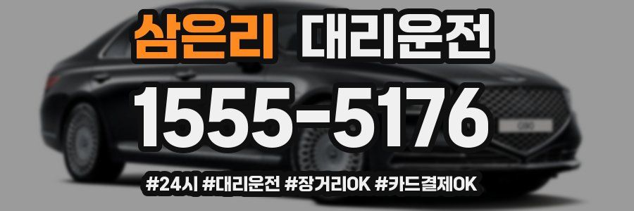 삼은리 대리운전