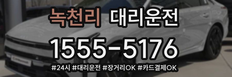 녹천리 대리운전