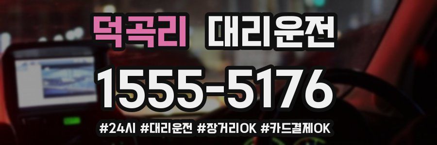 덕곡리 대리운전
