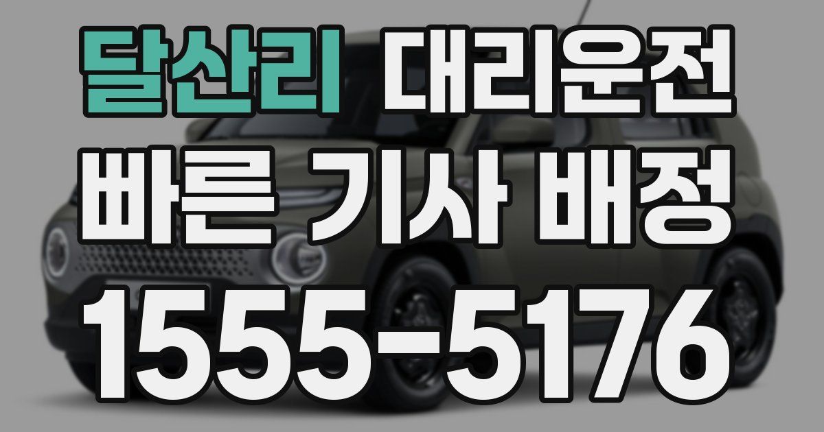 일일대리기사