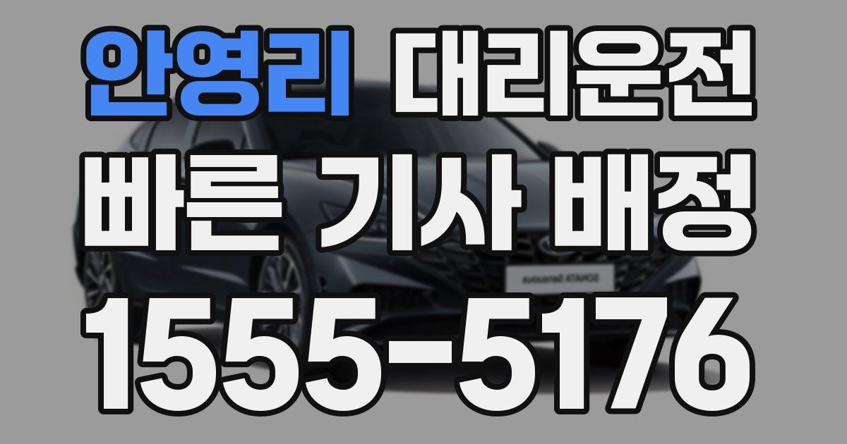 일일대리기사