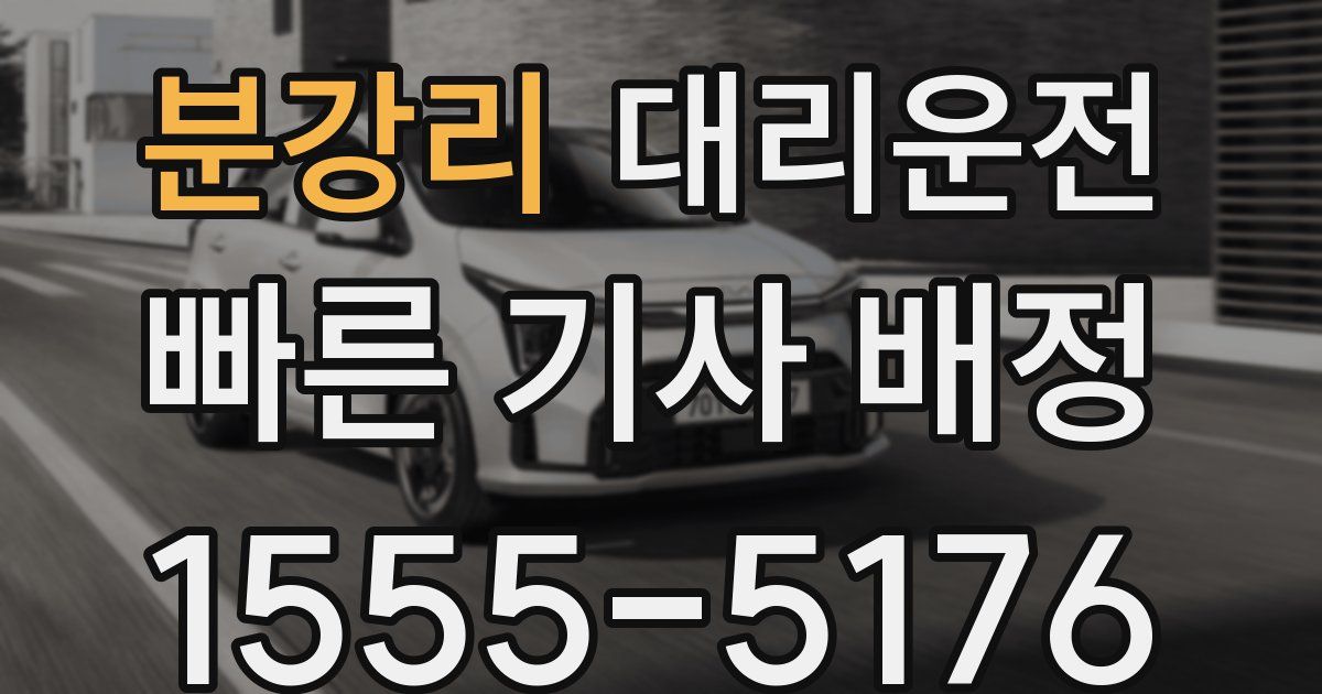 일일대리기사