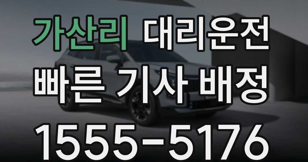 일일대리기사