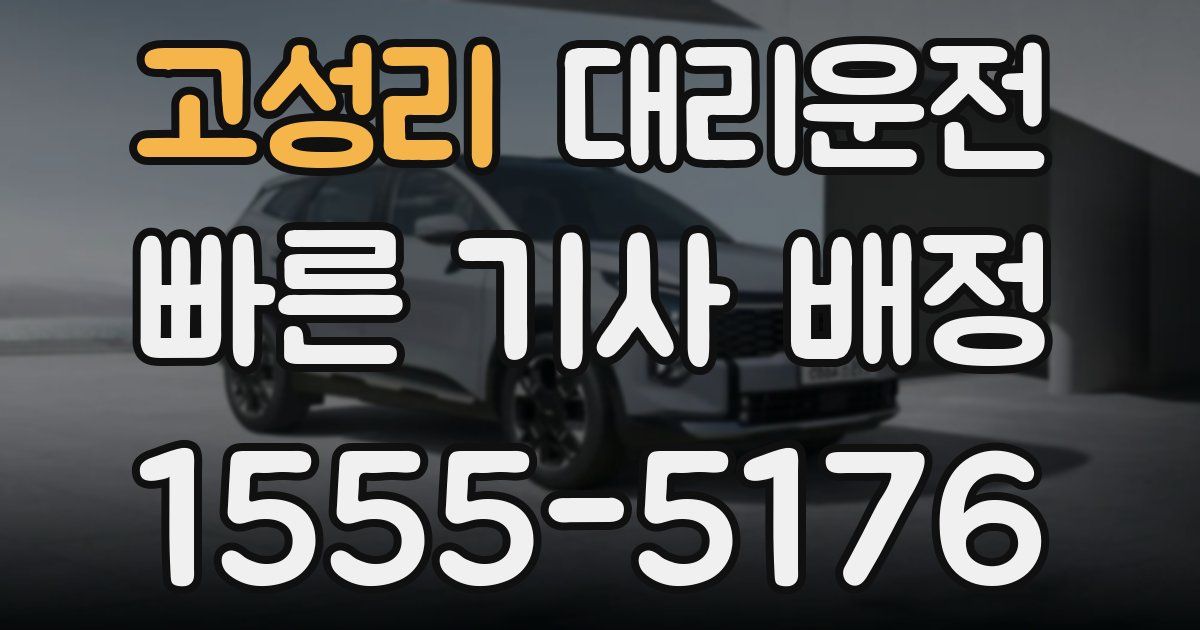 일일대리기사